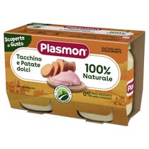 Homogénéisé Plasmon Goût Découvertes Dinde et Patates Douces 6M+ 2x120g-1