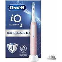 Oral-B iO 3S Cepillo de Dientes Eléctrico Recargable Rosa + 1 Cabezal de Recambio-1
