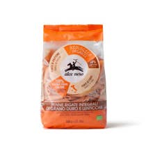Whole Wheat Penne Rigate Durum Wheat And Organic Lentils 500g-2