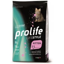 Prolife Lifestyle Salmon and Rice Dry Food for Kittens 1.5 Kg Bag-2