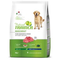 Natural Trainer Croquettes Beef / Rice For Adult Dogs Large Size 3kg Bag-3