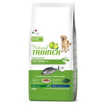Natural Trainer Tuna/Rice Croquettes for Large Size Adult Dogs 12 Kg Bag-2