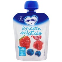 Mellin Sachet Lait Snack Fruits Rouges 85g-1