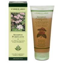 L'Erbolario Shampooing Purifiant à la Menthe et à la Vitamine E 200 ml-1