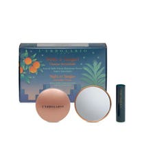 L'Erbolario Notte A Tangeri Poudre Illuminatrice 8,5g + Kajal 3g + Miroir-5
