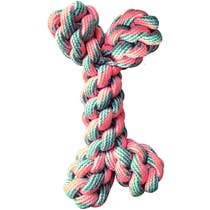 Crosses Cotonosso Bicolor Pastel Orange Toy For Dogs 20cm-1