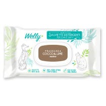 Welly Exotic Coconut & Lime Cleansing Wipes for Dogs and Cats 40 Pieces-1