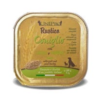 Unipro Rustico Cibo Umido Coniglio Orzo E Farro Per Cani Vaschetta 100g-1