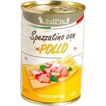 Unipro Spezzatino Con Pollo Cibo Umido Per Cani Adulti Barattolo 400g-1