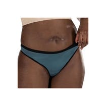 Fluyda Tanga Basic Line Culotte Absorbante Noir/Pétrole Taille L-6