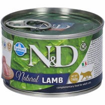 Farmina Natural & Delicious Cordero Natural para Gatos 140g-1