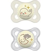 Mam Night Sucette 2-6 Mois Double Silicone Neutre-2