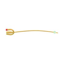 Silicone Latex Foley Catheter Tip Nelaton 3 Way Balloon 5-15ml Diameter CH16 5.33mm 40cm-1