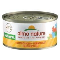 Almo Nature HFC Natural Wet Food Chicken Breast For Adult Cats Tin 70g-1