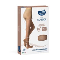 Sauber Plus Size Tights 140 Black Micromesh Mesh Size 4-3