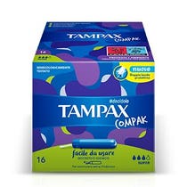 Tampax Compak Super 16 Assorbenti Interni Flussi da Medi ad Abbondanti-2