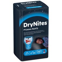 Huggies Pantalon de Pyjama Garçon Drynites 17-30kg 4-7 Ans 10 Pièces-2