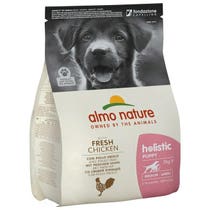 Almo Nature Holistic Puppy Chicken and Rice Croquettes for Dogs Puppies Medium Large Size 2kg Bag-2