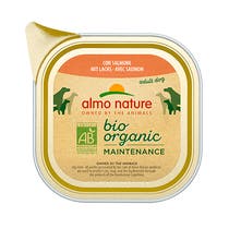 Almo Nature Bio Organic Maintenance Salmon Wet Food Adult Dogs Tray 300g-2