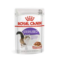 Royal Canin Feline Sterilized Gravy Wet For Sterilized Adult Cats Sachet 85g-1