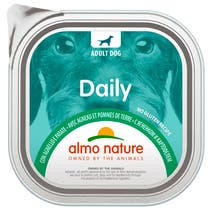 Almo Nature Daily Lamb / Potato Wet Food Menu For Adult Dogs Tray 100g-2