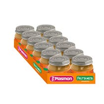 Plasmon Aliment Bébé 4 Fruits 12x80g-1