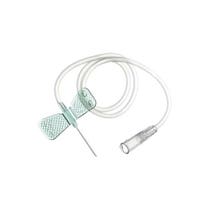 Rays Butterfly Needle 19G Mosca de PVC/juego con tubo de conexión Luer Lock de 30 cm, 100 piezas-2