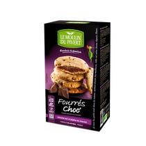 Le Moulin Du Pivert Fourres Choc Biscotti Cioccolato 175g-3