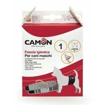 Camon Bande Hygiénique pour Chiens Mâles Couleur Bleu 45/52cm-2