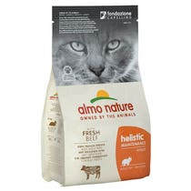 Almo Nature Holistic Maintenance Fresh Beef and Rice Dry Food for Adult Cats 400g Bag-2
