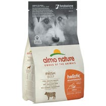 Almo Nature Holistic Maintenance Fresh Beef and Rice Dry Food for Adult Cats Small Size 400g Bag-2
