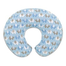 Funda Almohada Lactancia Azul Elefantes Chicco-1