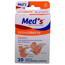 Med's Classic Plaster Hypoallergenic Polyurethane 20 Pieces Assorted Size-2