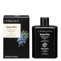 L'Erbolario Shampoing Douche Énergisant Genévrier Noir Nettoyant Corps et Cheveux 250 ml-2
