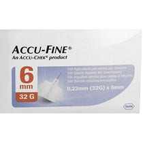 Agujas estériles finas Accu para pluma de insulina G32 6 mm 100 piezas-1
