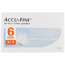 Agujas estériles finas Accu para pluma de insulina G31 6 mm 100 piezas-3