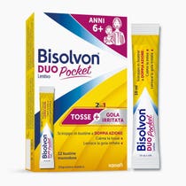 Bisolvon Duo Pocket Sirop apaisant en sachet contre la toux et les maux de gorge, adultes enfants, 12 sachets unidose-16
