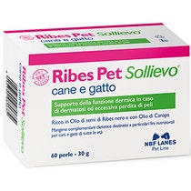 Nbf Lanes Ribes Pet Relief Blister Chien/Chat 60 Perles-1