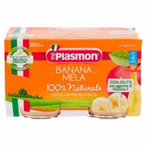 Plasmon Nourriture pour Bébé Banane Pomme 2x80g-1