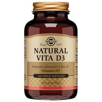 Natural Vita D3 Solgar 100 Perlas Suplemento Vitamina D3-1