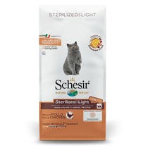 Schesir Sterilized&Light Kibbles with Chicken for Adult Cats 10kg Bag-2