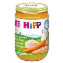 Hipp Ready Meal Ris/Zanahorias/Salmón 220g 8 Meses+-6