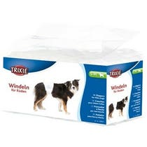 Trixie Pañales Band para Perros Adultos Machos Talla Mediana/Pequeña 12 Piezas-2