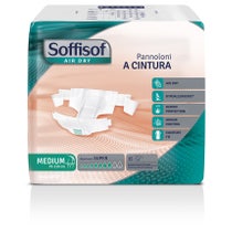 Soffisof Air Dry Pannoloni a Cintura Super Taglia Medium 15 Pezzi-1
