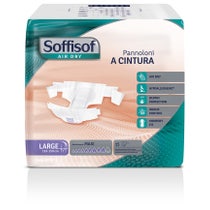 Soffisof Air Dry Pannoloni a Cintura Maxi Taglia Large 15 Pezzi-1