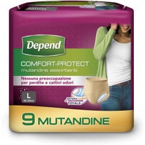 Depend Comfort-Protect Culotte absorbante pour femme Taille L 9 pièces-1