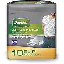 Depend Comfort-Protect Culotte absorbante pour homme Taille S / M 10 pièces-1