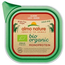Almo Nature Bio Organic Monoprotein Wet Food Salmon For Adult Dogs 150g Tub-2