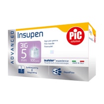 Pic Insupen Advanced Aguja Pluma De Insulina 31G 5mm 100 Piezas-2