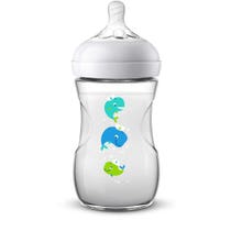 Philips Avent Biberón Ballenas Naturales 1M+ 260ml-1